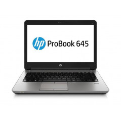 Brugt laptop 14" - HP ProBook 645 G1 A4 8GB 128SSD (beg med hål i musplattan*) (mura**)